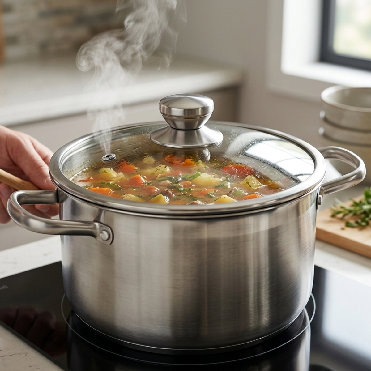 Stainless Steel Casserole 24cm