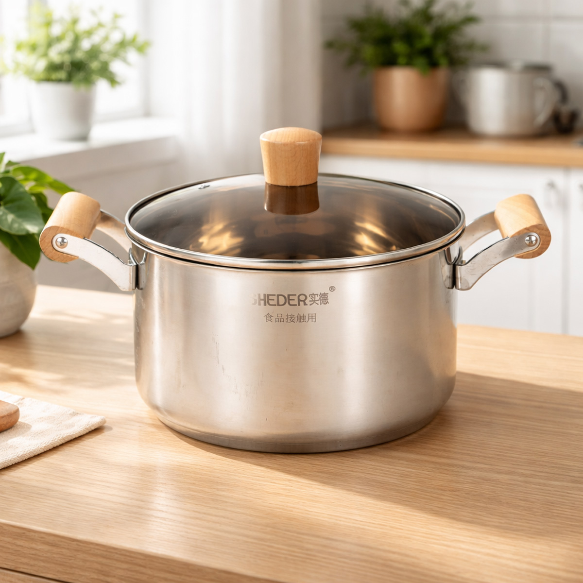 Casserole Stainless Steel 22cm