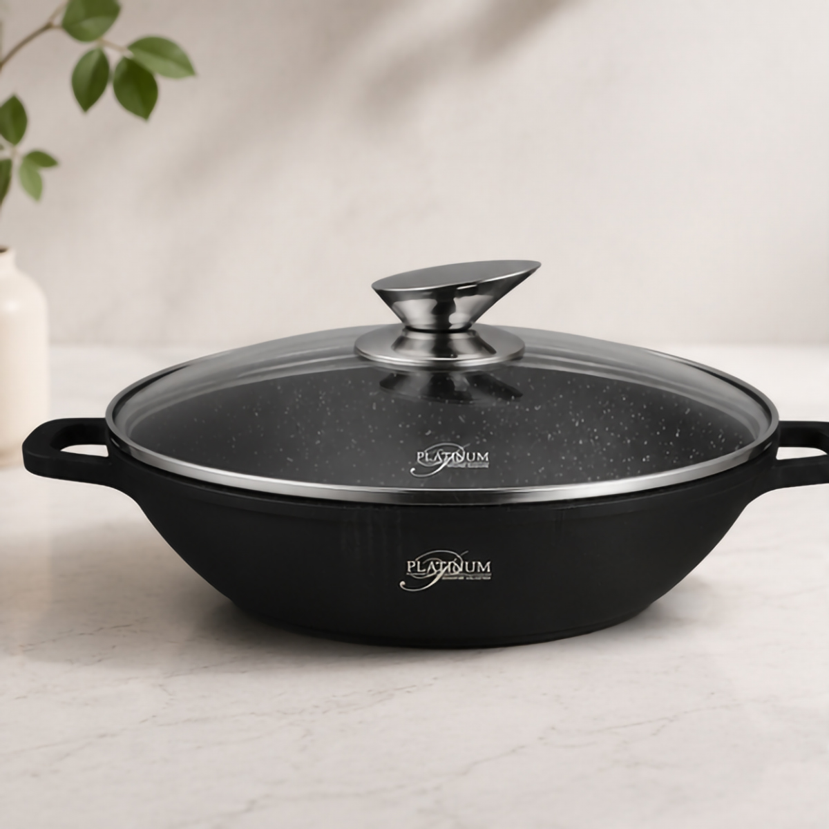 Platinum Non Stick Casserole with Lid 36cm