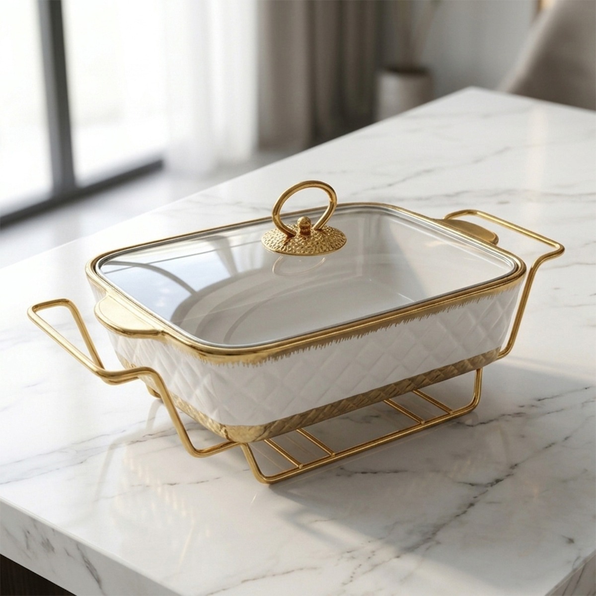 Ceramic Food Warmer Set