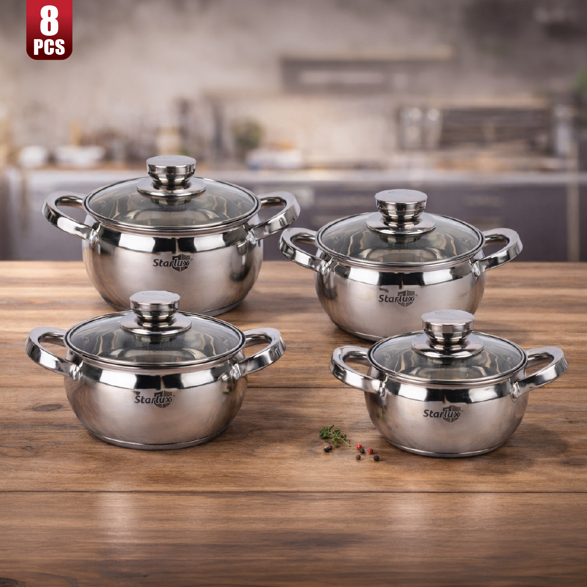 Stainless Steel Cookware Set 4 Pieces | Kitchenware | Cookware | Cookware Sets Stainless Steel Cookware Set 4 Pieces | Kitchenware | Cookware | Cookware Sets