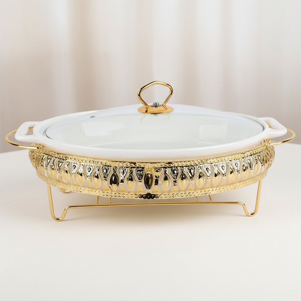 Ceramic Food Warmer With Lid
