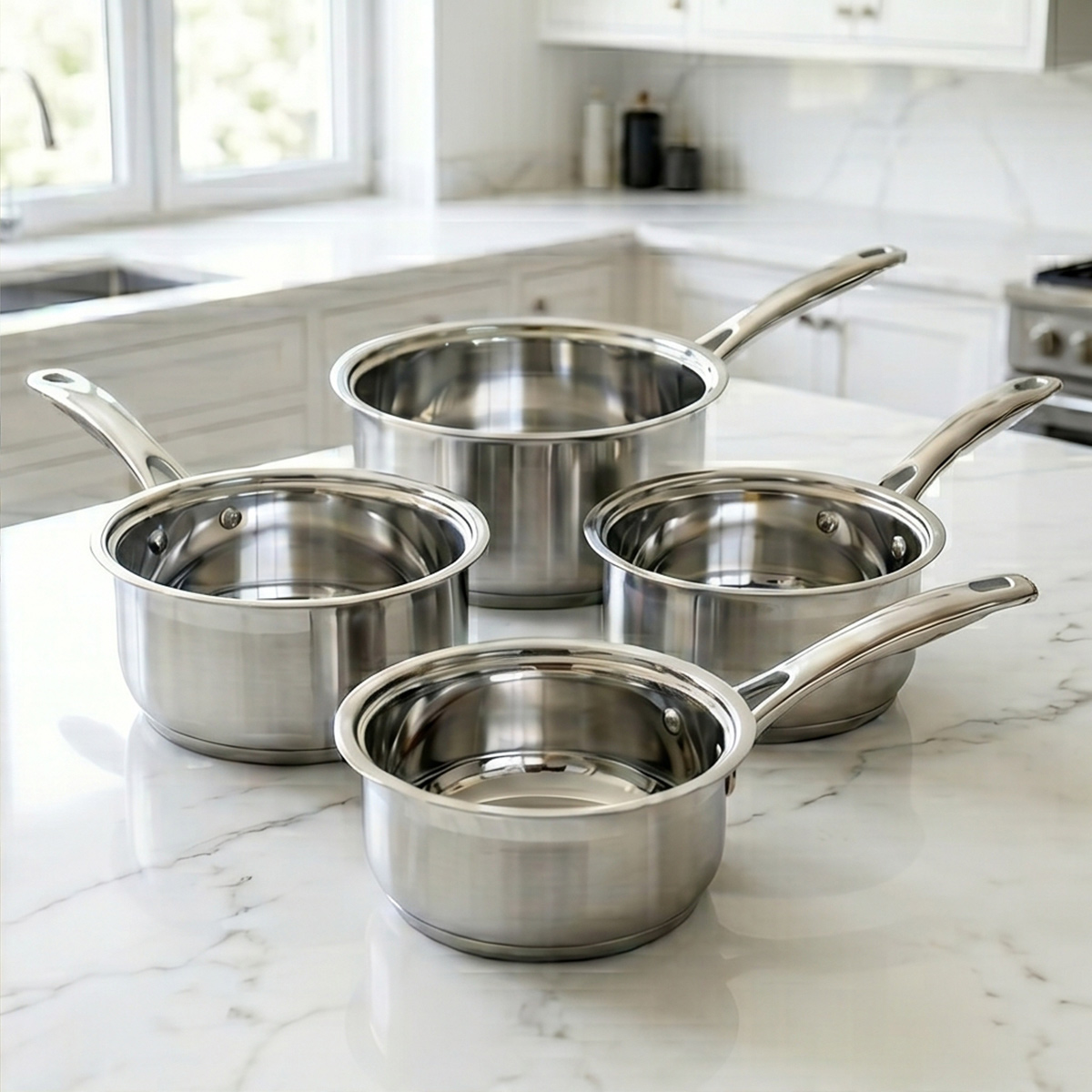 Stainless Steel Saucepan Set