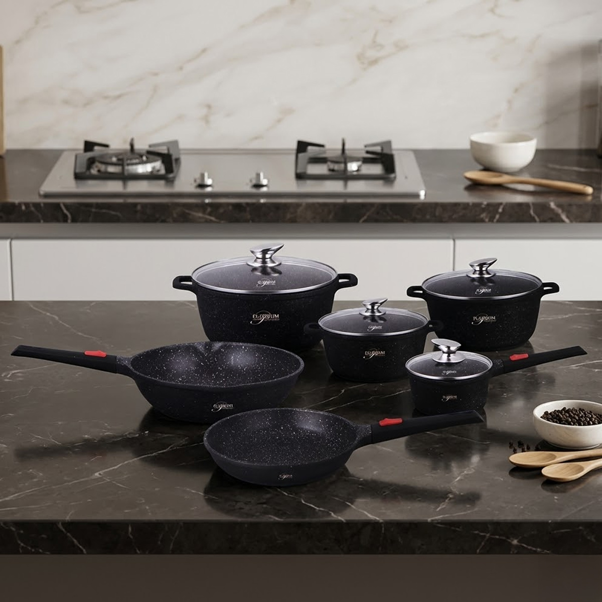 Cookware Set 10 Pieces
