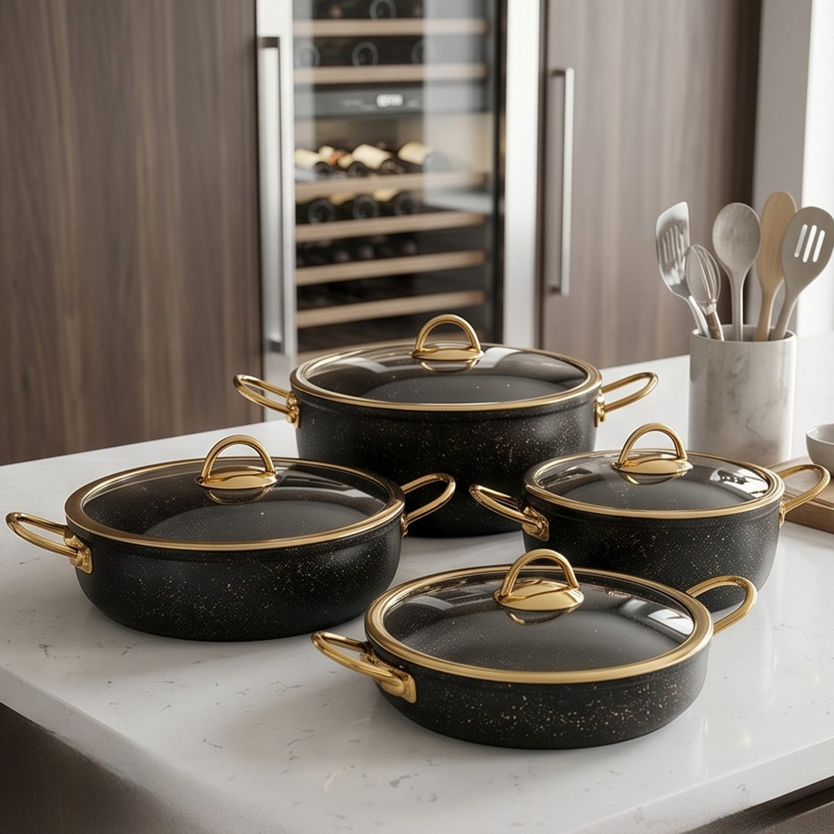 Granite Cookware Set 8 Pieces