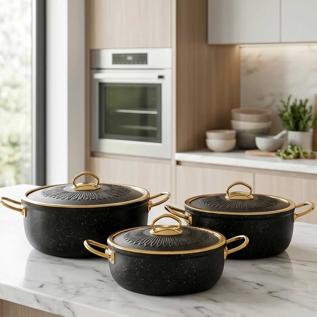 Granite Cookware Set 6 Pieces