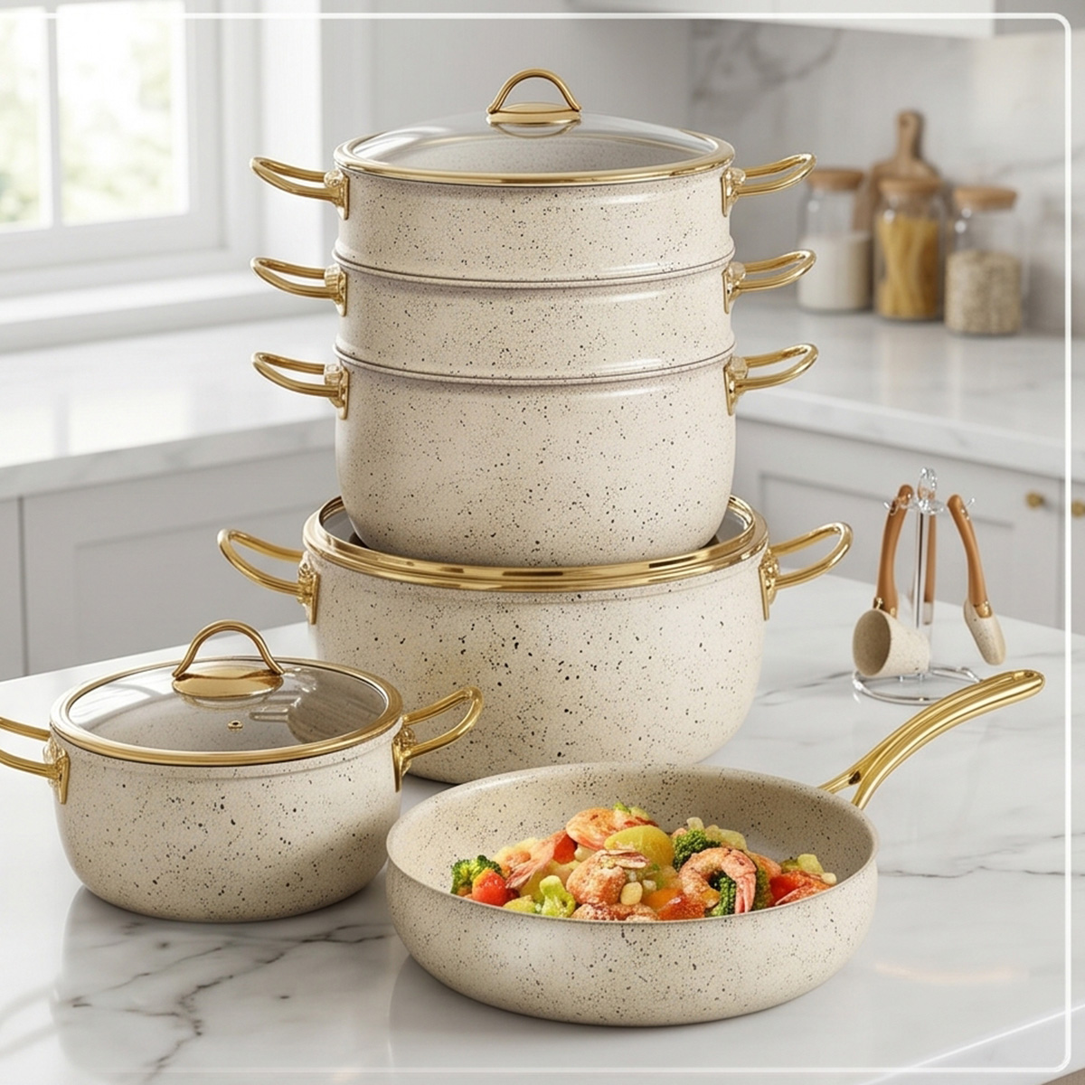 Granite Cookware Set 23 Pieces