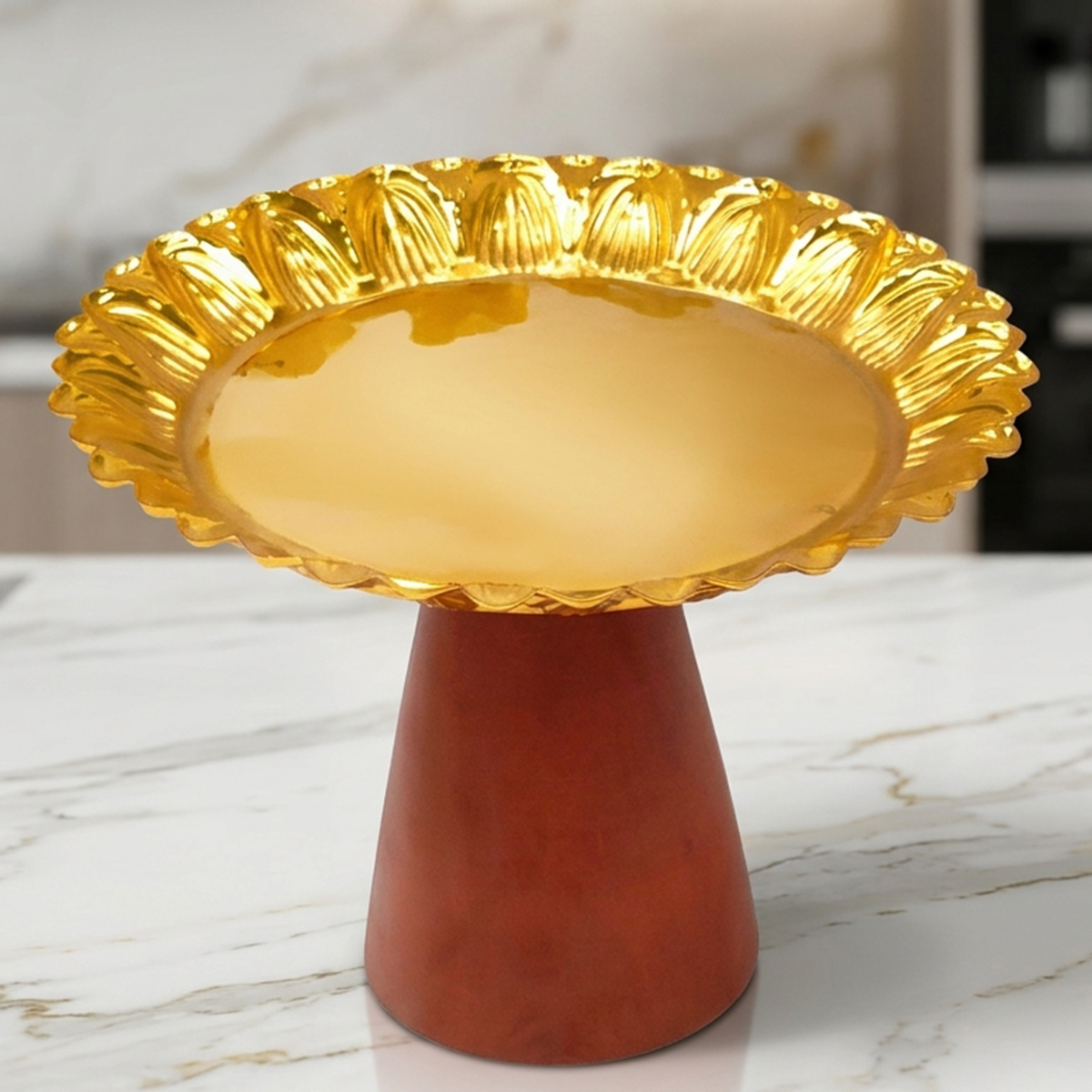 Decorative Golden Cake Stand