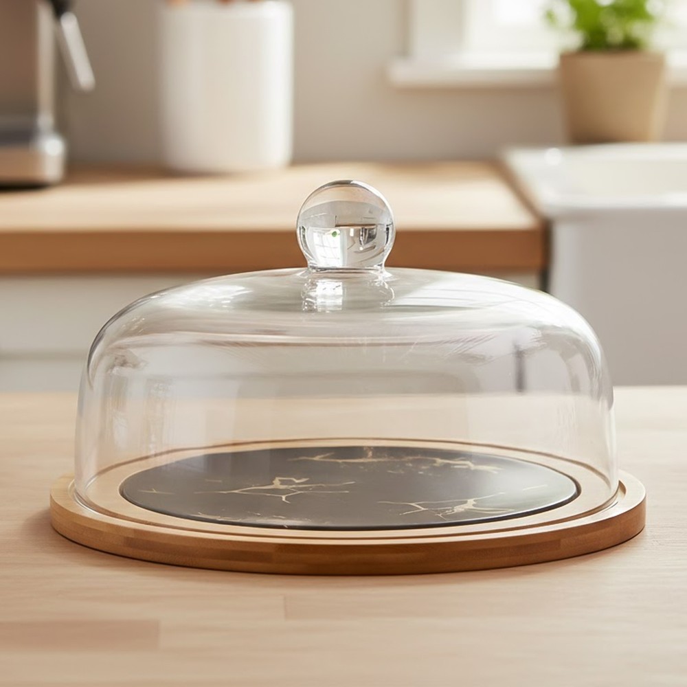 Cake Dome With Glass Cover