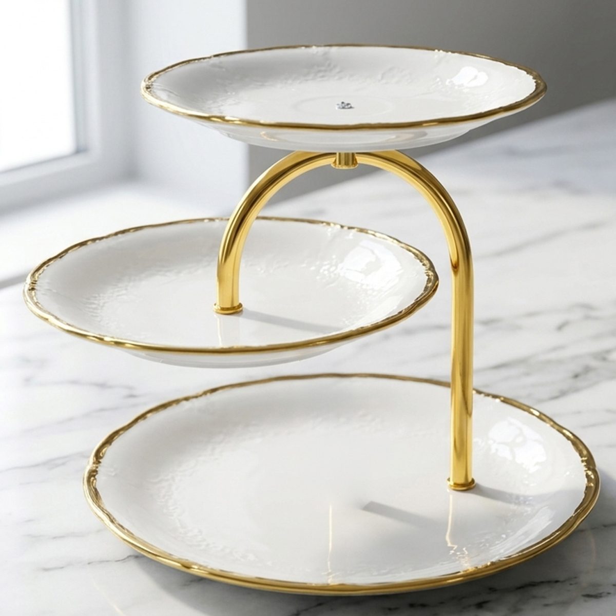3 Layer Ceramic Cake Stand