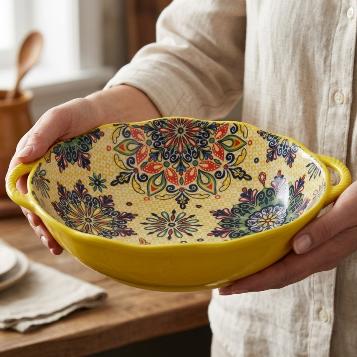 Ceramic Salad Bowl