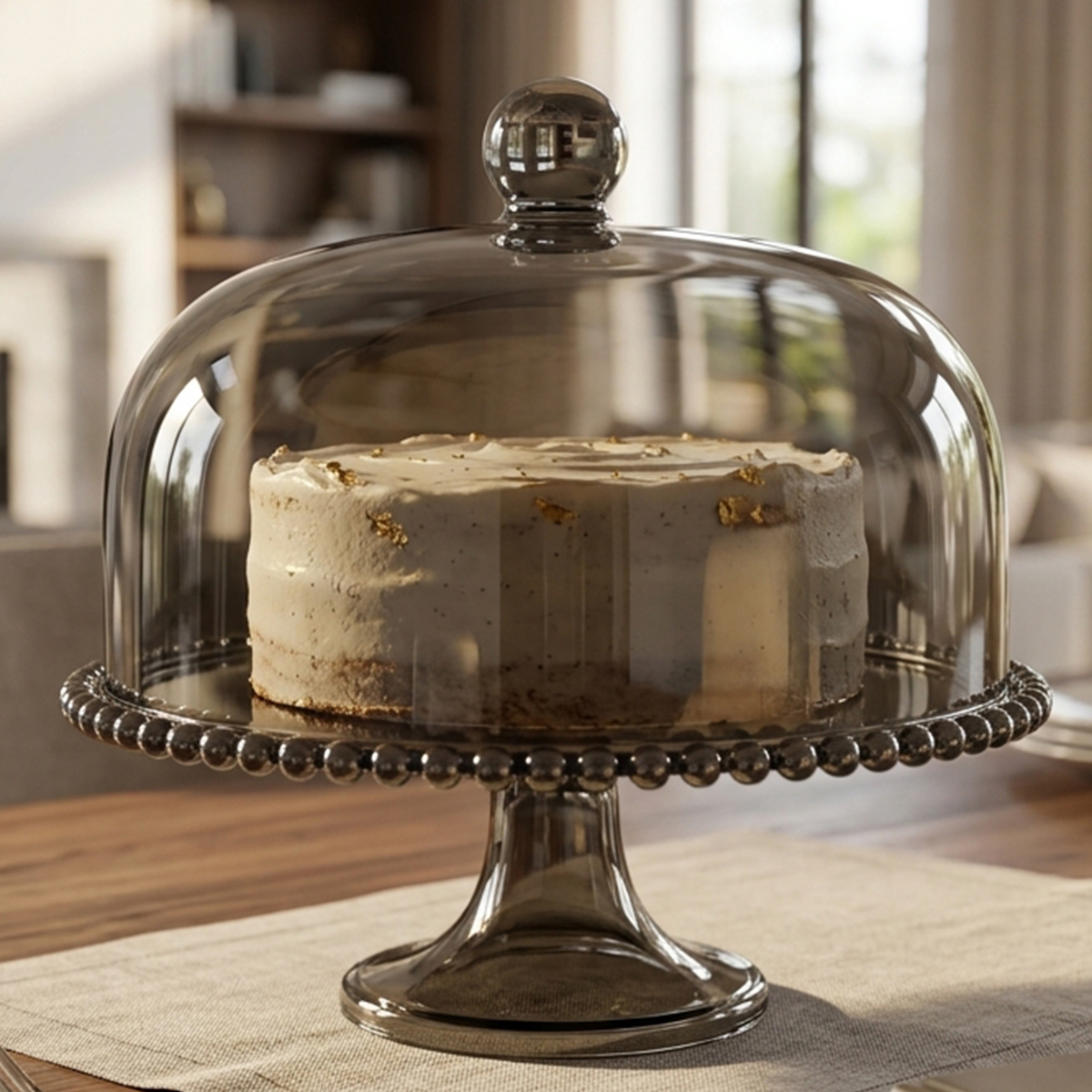 Cake Stand 32cm Gray