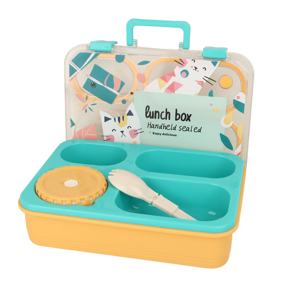Lunch Box Handheld Sealed