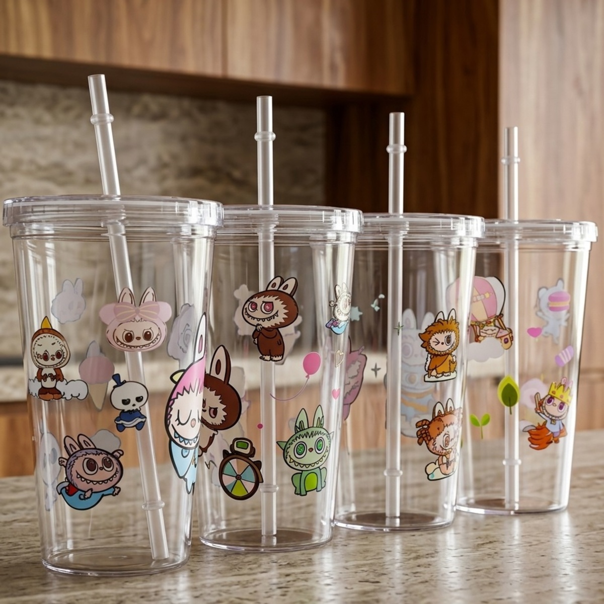 Kids Juice Cups Set 4 Pieces