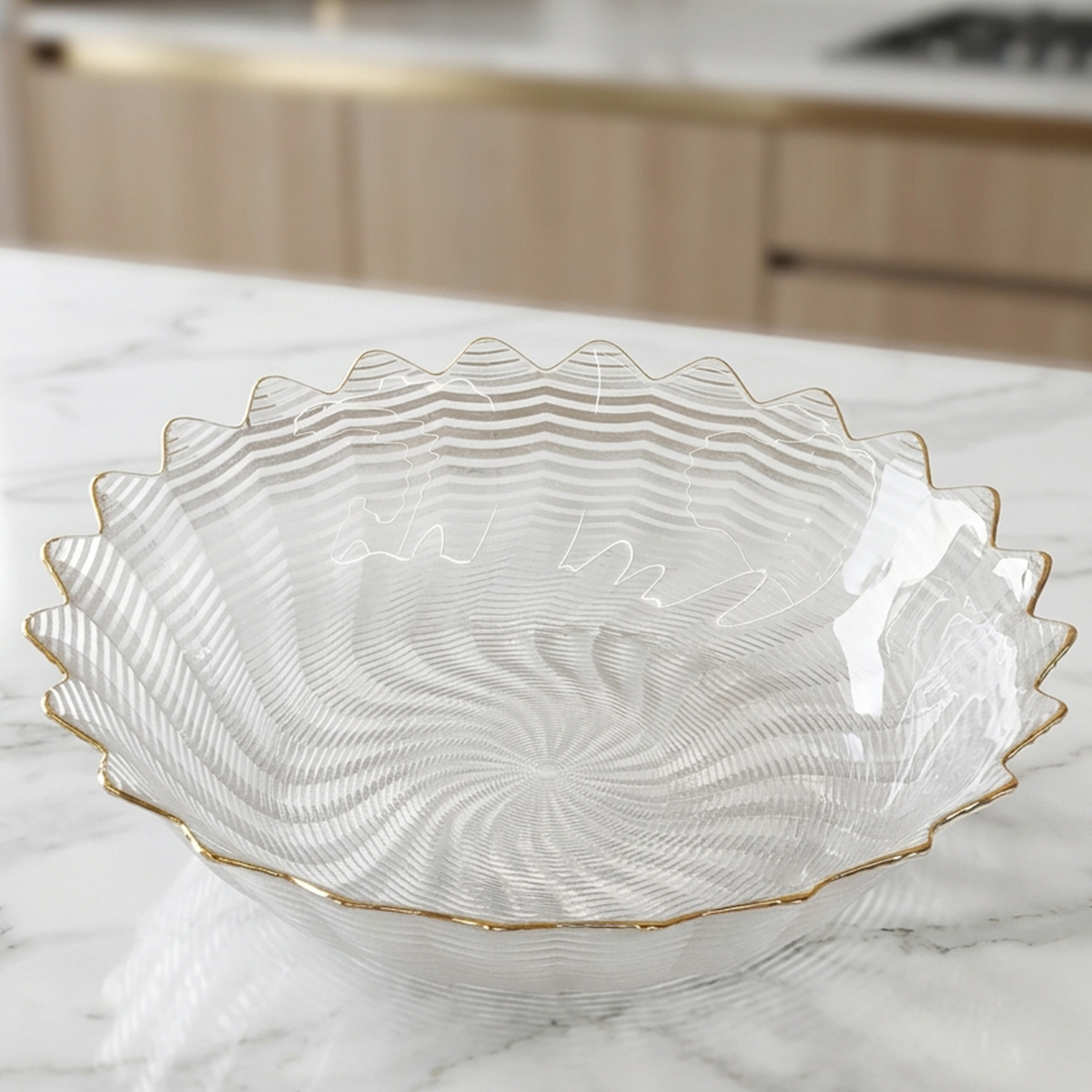 Glass Fruit Bowl
