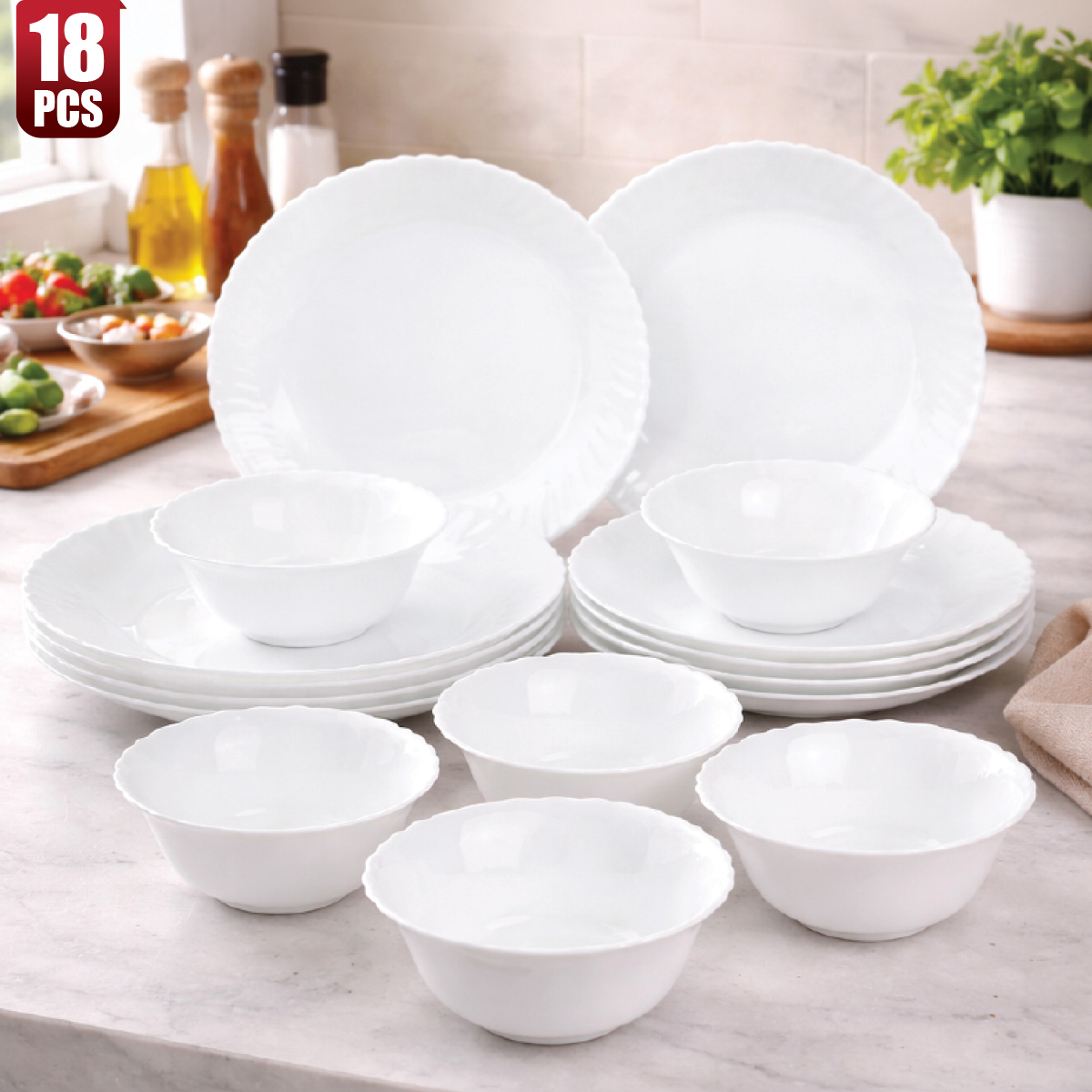 Dinner Set 18 Pieces