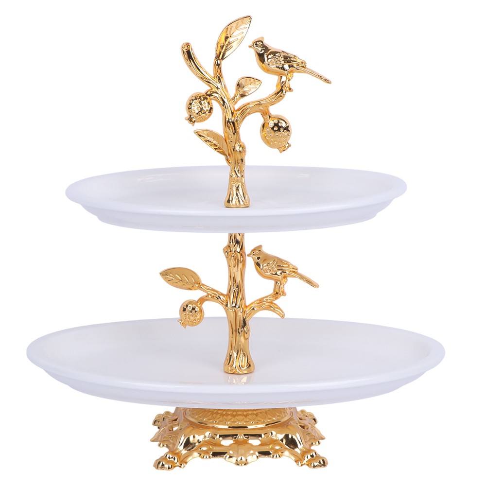 Ceramic Service Plate With Stand