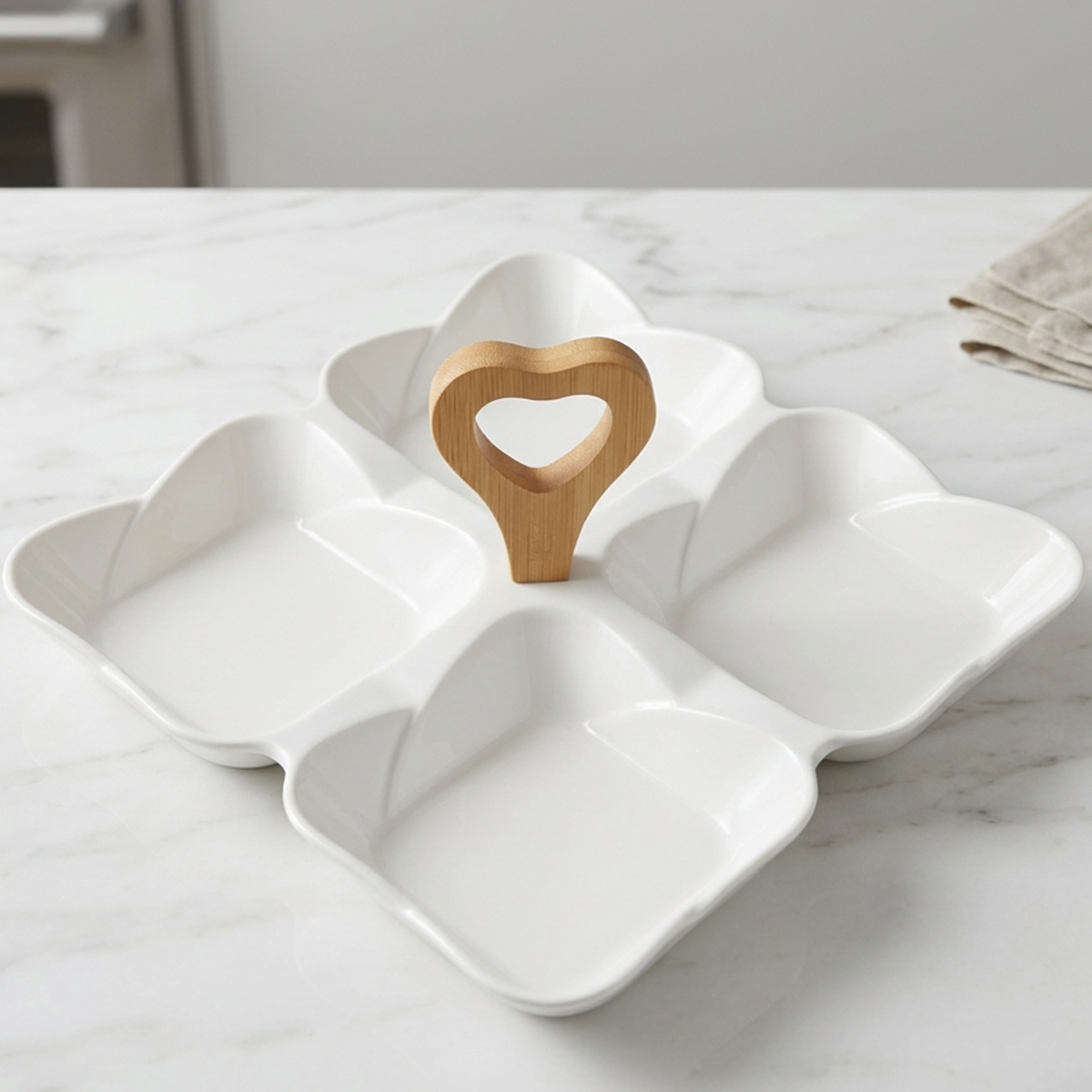 4 Sectioned Snack Platter