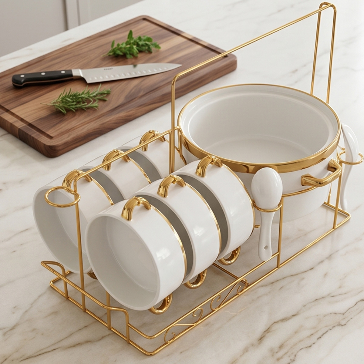 Ceramic Soup Set 15 Pieces