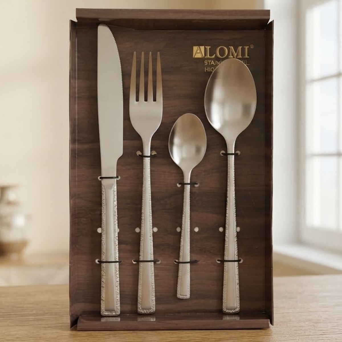 Stainless Steel 24 Pieces Cutlery Set