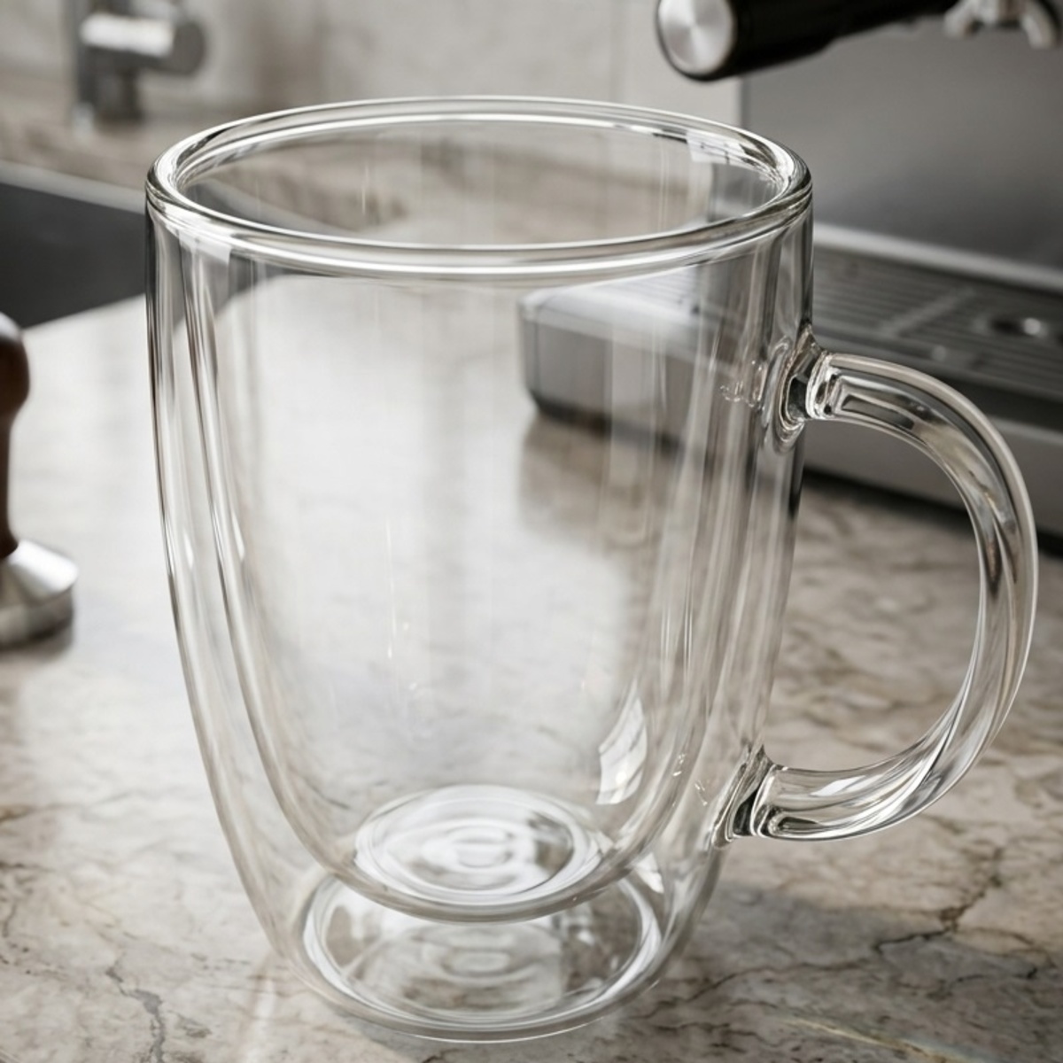 Double Wall Glass Mug