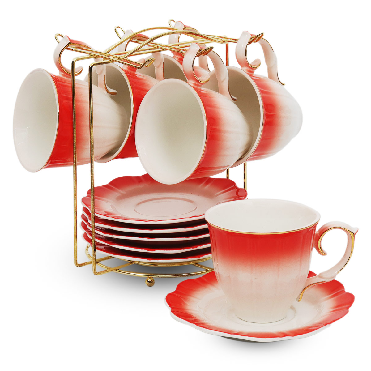 Cup & Saucer 13-Piece Set