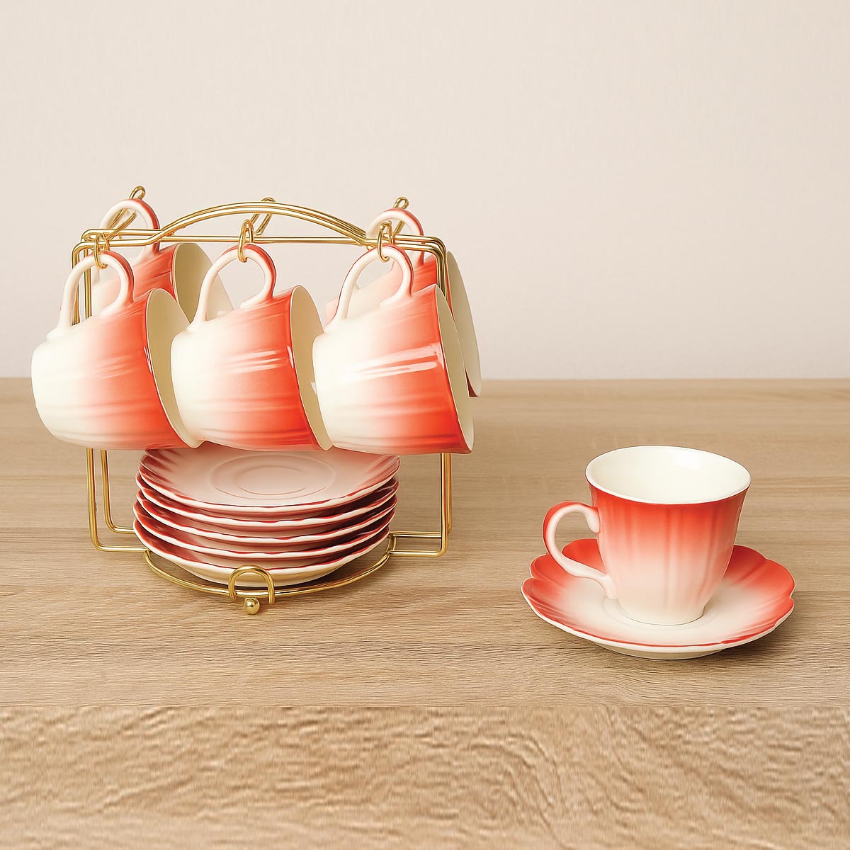Cup And Saucer 13 Pieces Set