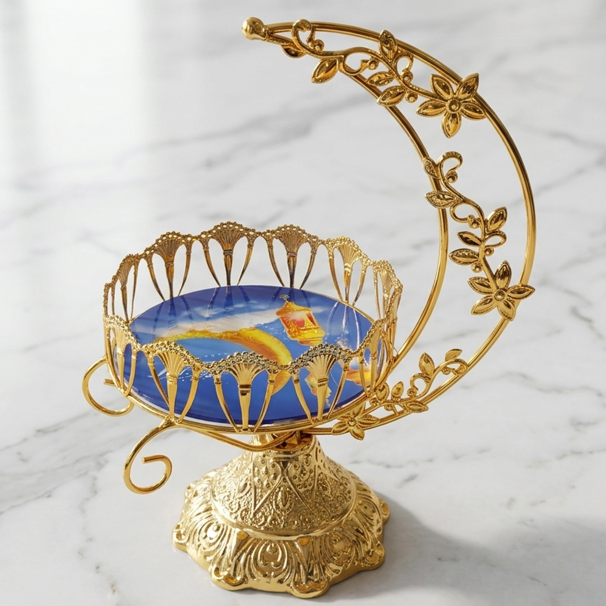 Metal Candy Bowl Stand