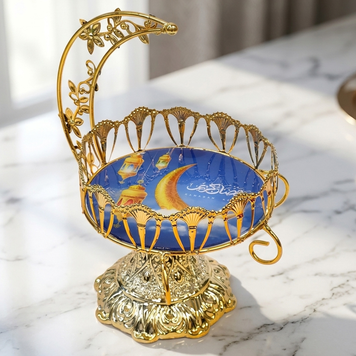 Metal Candy Bowl Stand