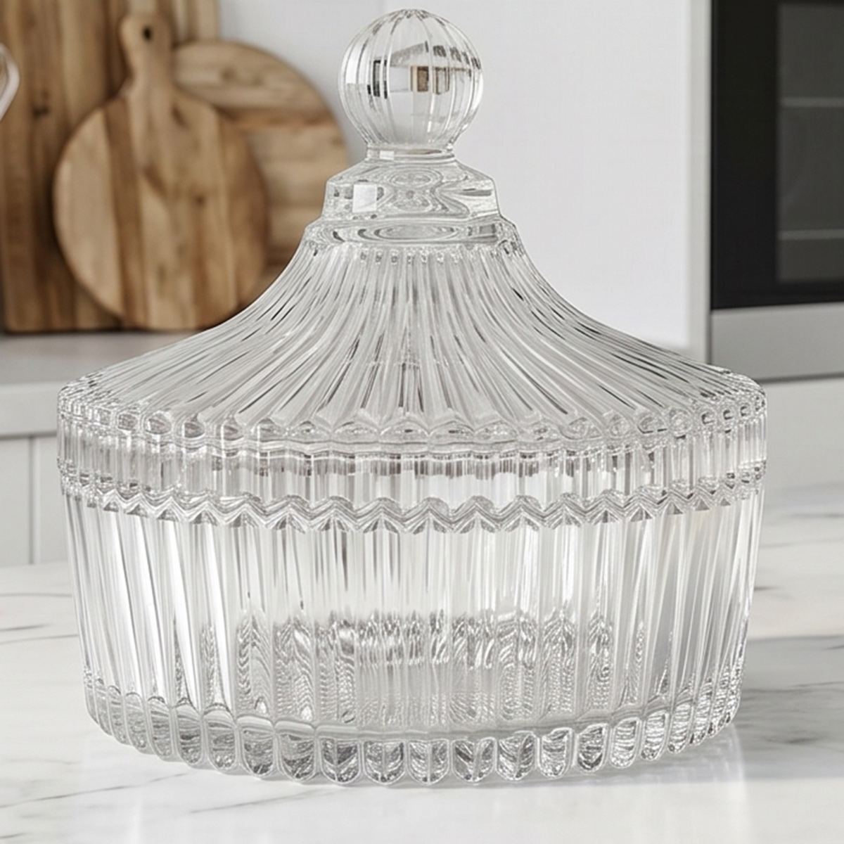 Glass Candy Bowl Set 2 Pieces