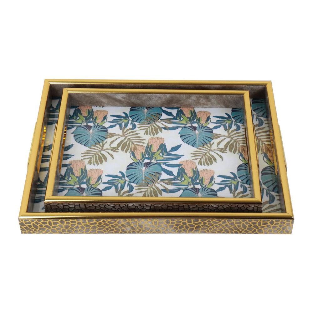 Wooden Tray 2 Pieces