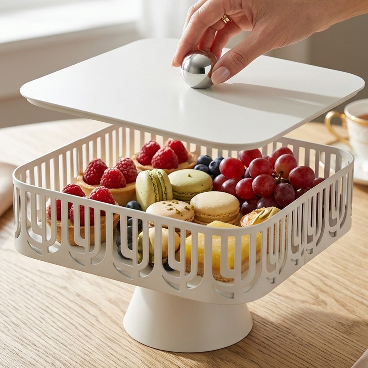 Modern Design Serving Dish With Cover