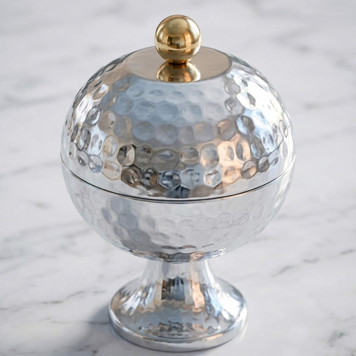 Metal Sugar Bowl