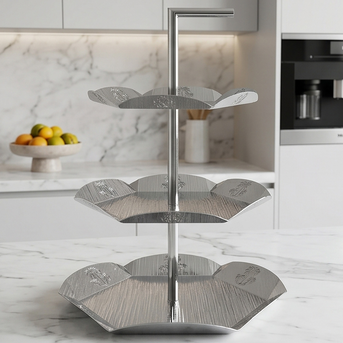 Three-Tier Candy Tray Silver