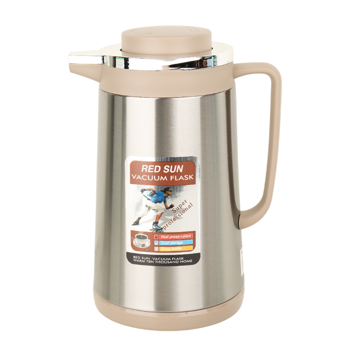 Redsun Steel Body Vacuum Flask 1L