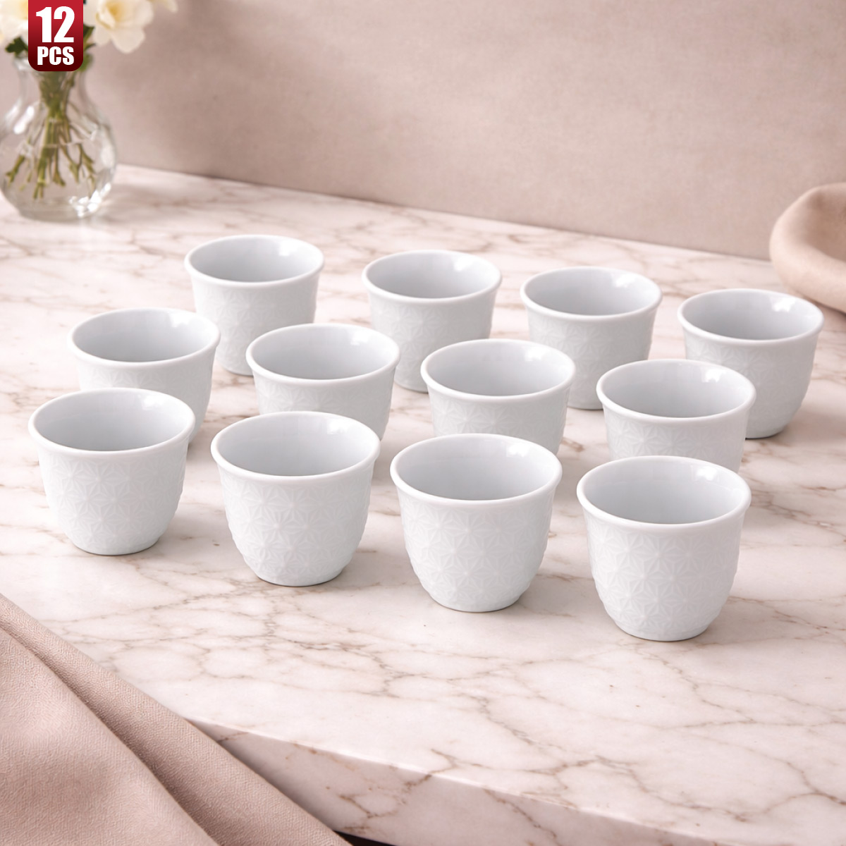 Cawa Cup Ceramic 12 Pieces