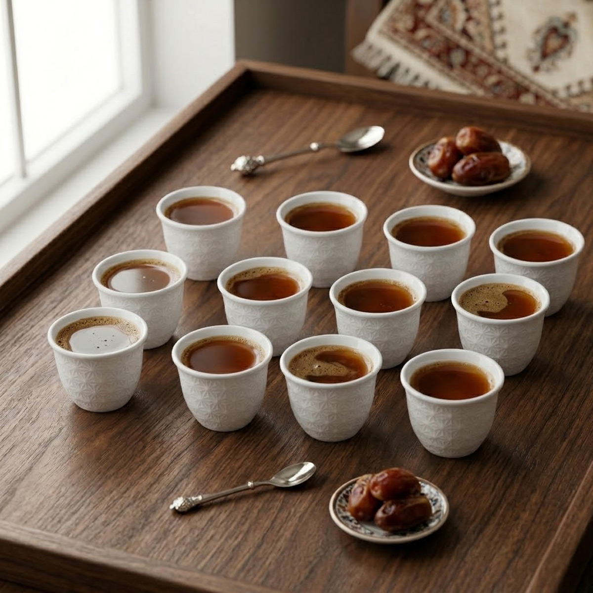 Ceramic Cawa Cups 12 Pieces Set