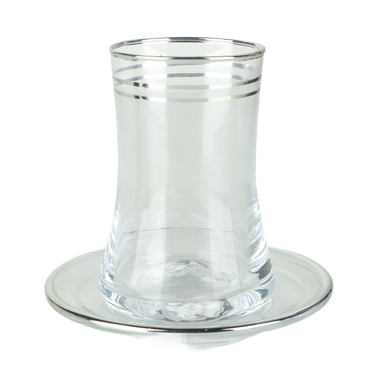Glass Istiken With Saucer Set 6 Pieces