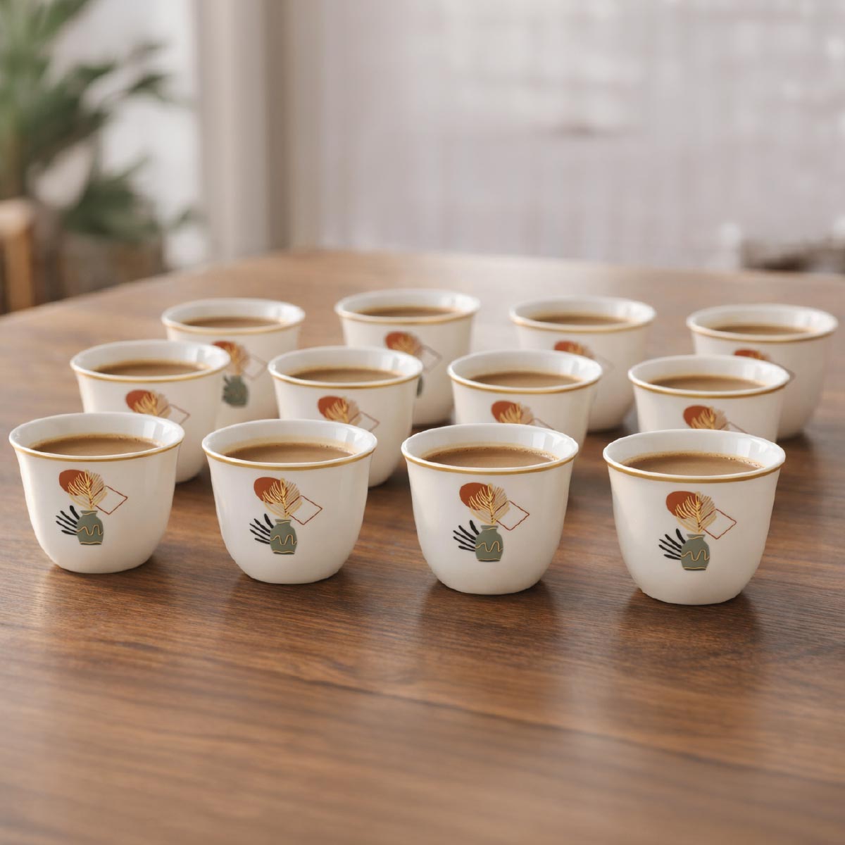 Cawa Cup Ceramic Set 12 Pieces