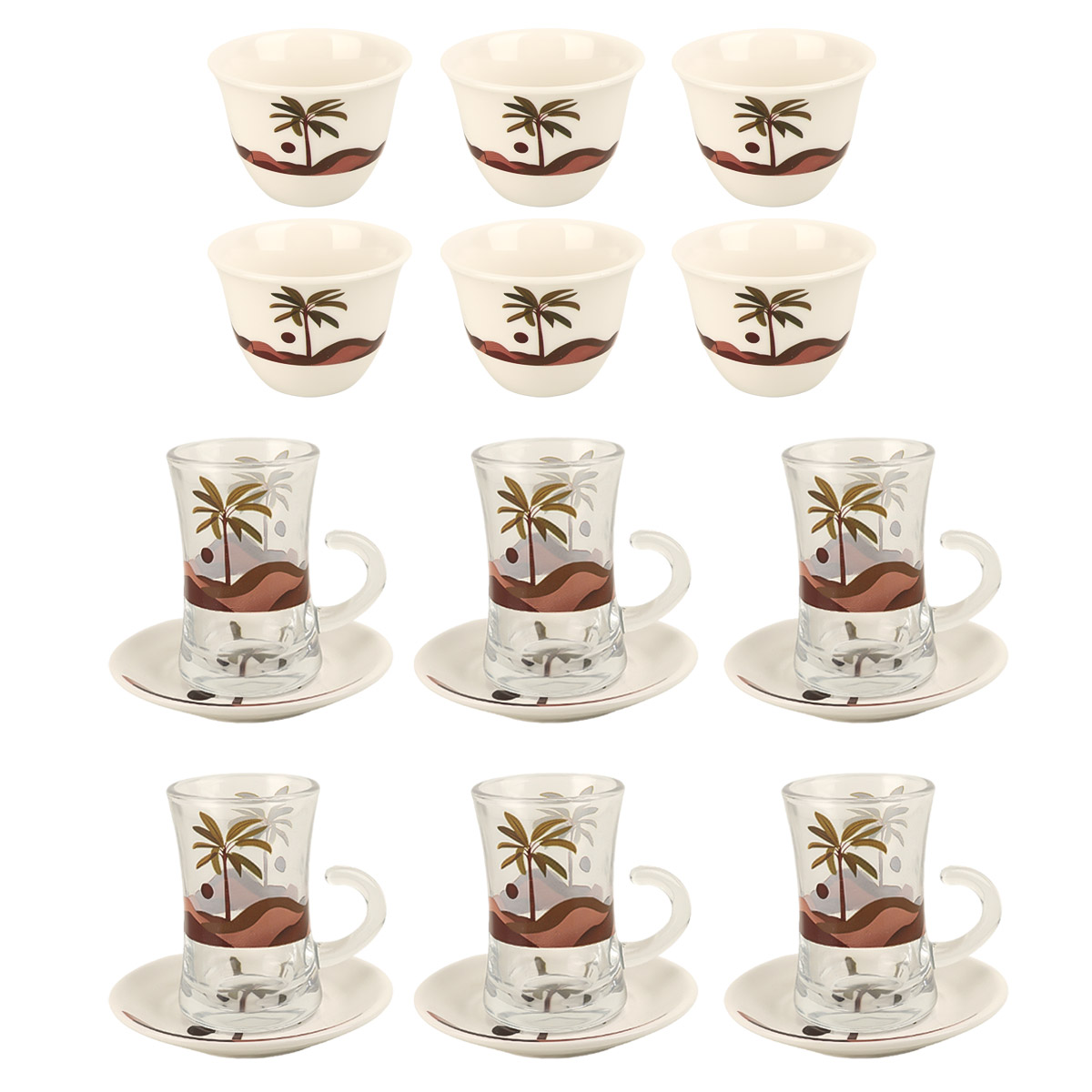 Istikan Cup With Saucer Set 18 Pieces
