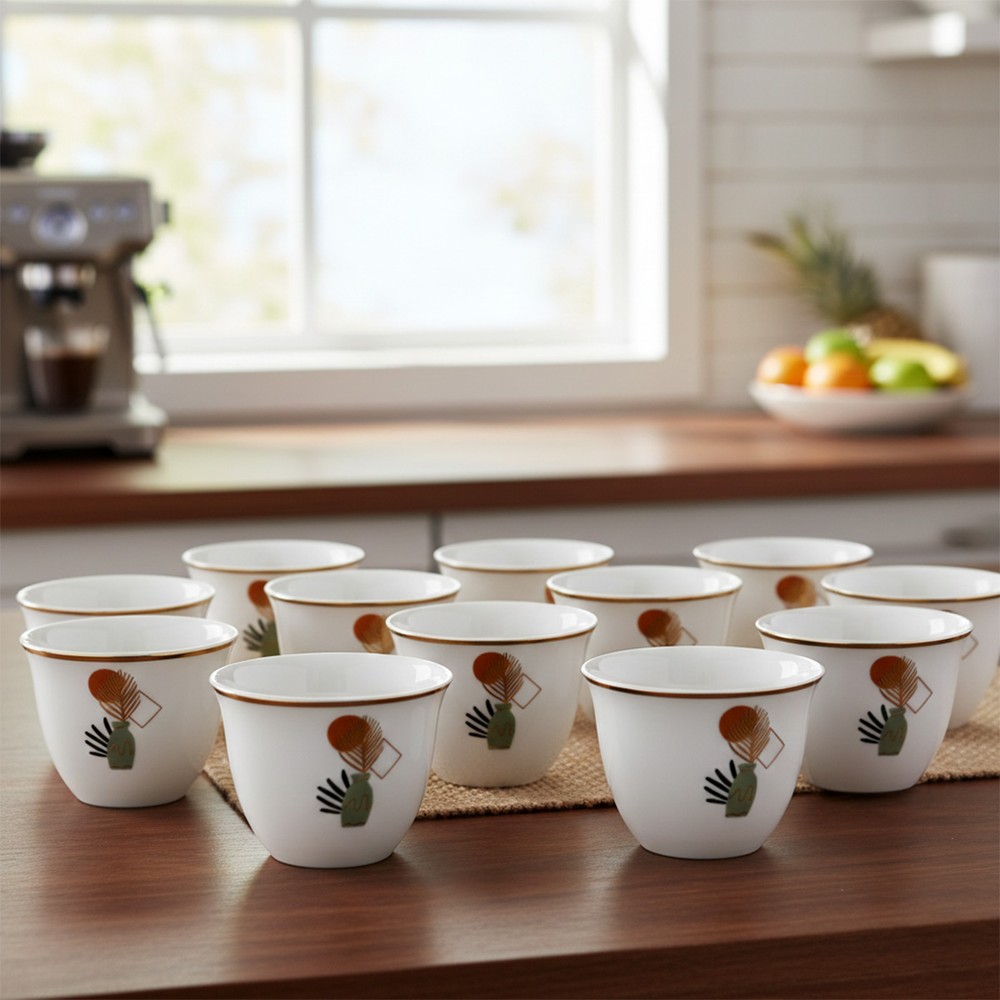 Cawa Cup Ceramic With Saucer 12 Pieces