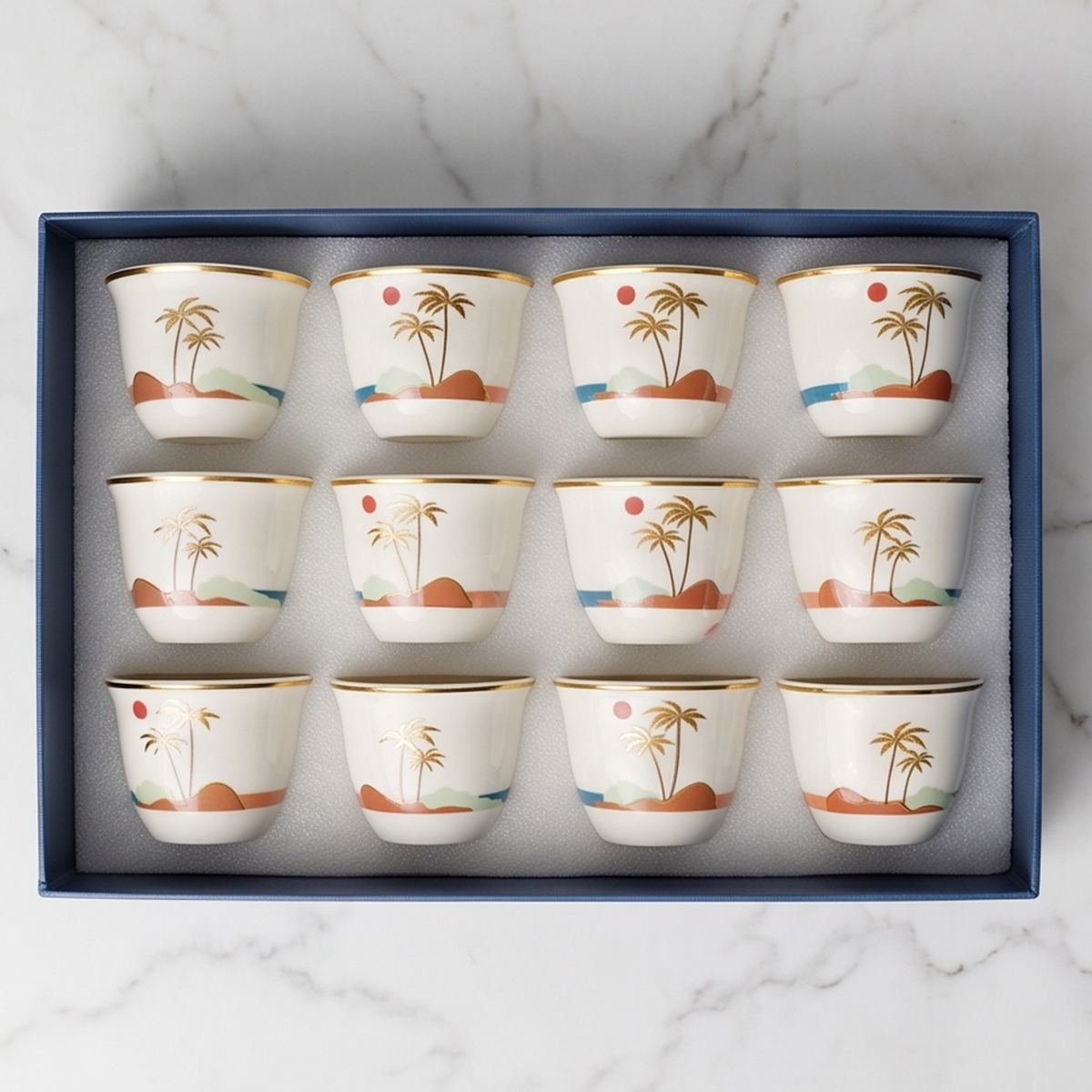Ceramic Cawa Cups 12 Pieces