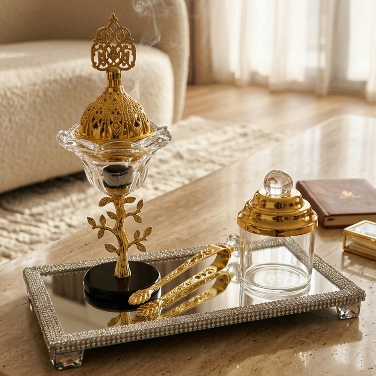 Decorative Incense Burner Set 4 Pieces
