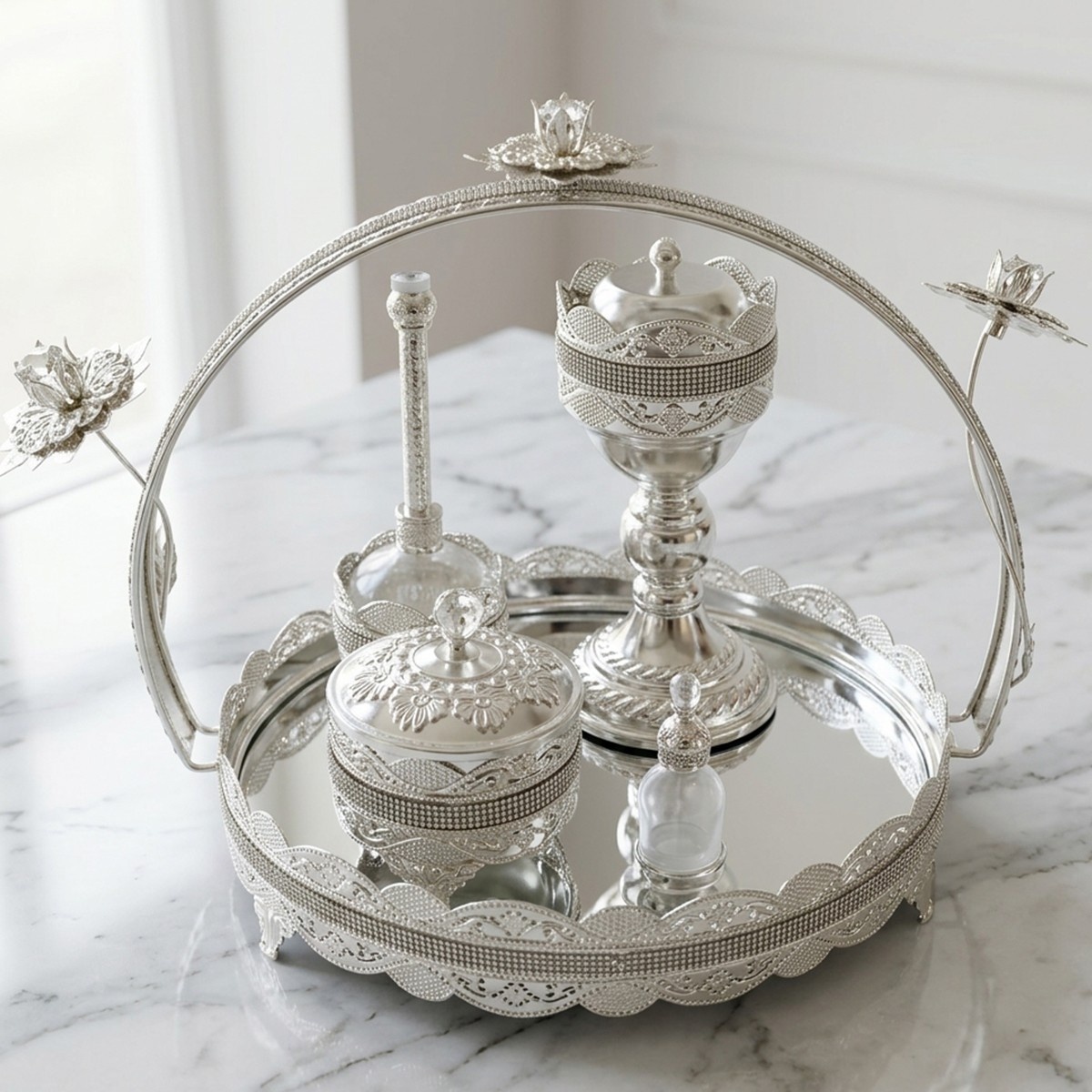 Burner Set Big Silver