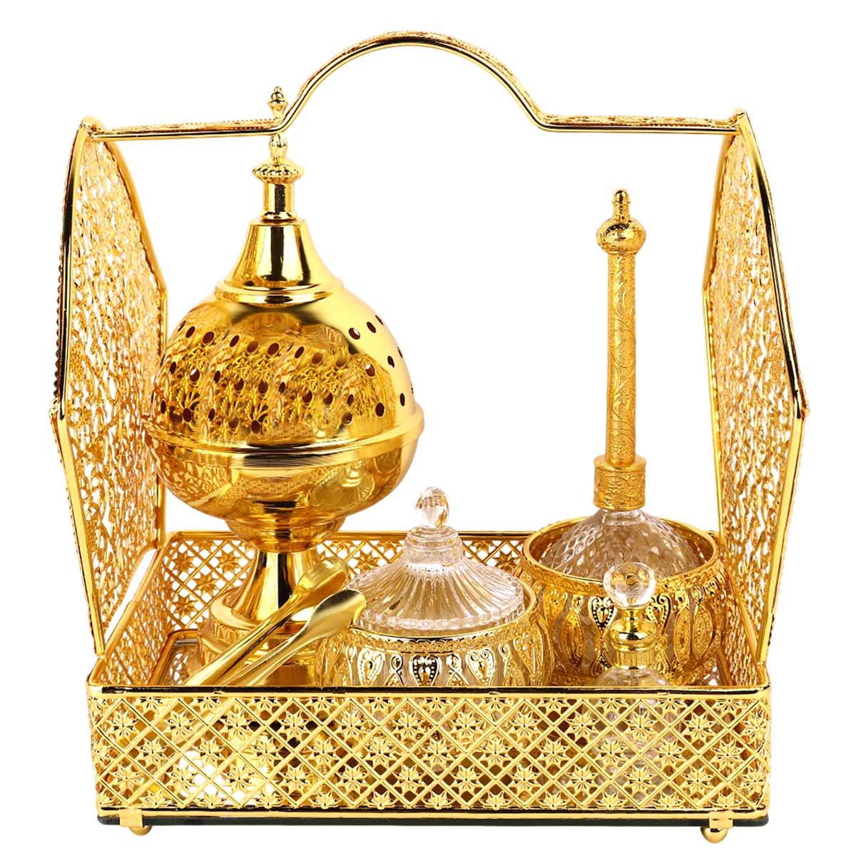 Burner Set Gold Small MK9095 | Home Fragrances | Burners
