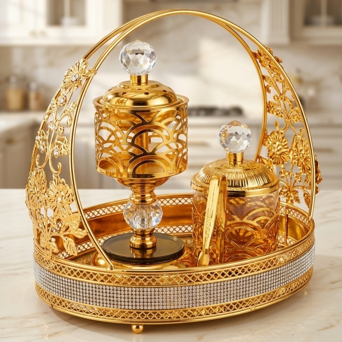 Burner Set Small Golden