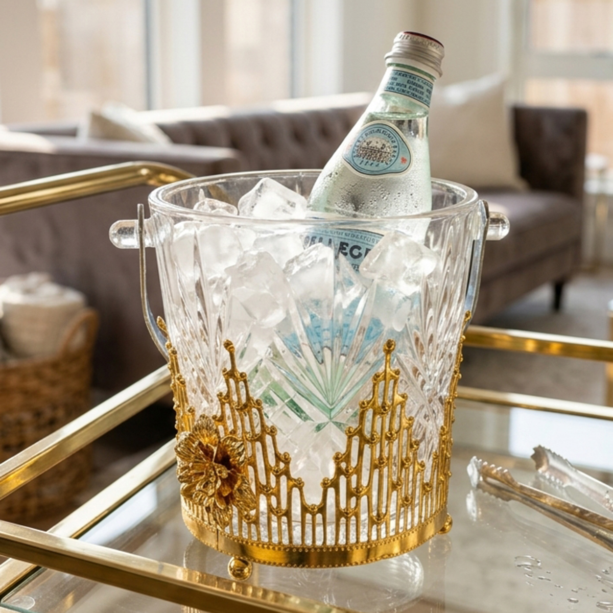 Glass Ice Bucket