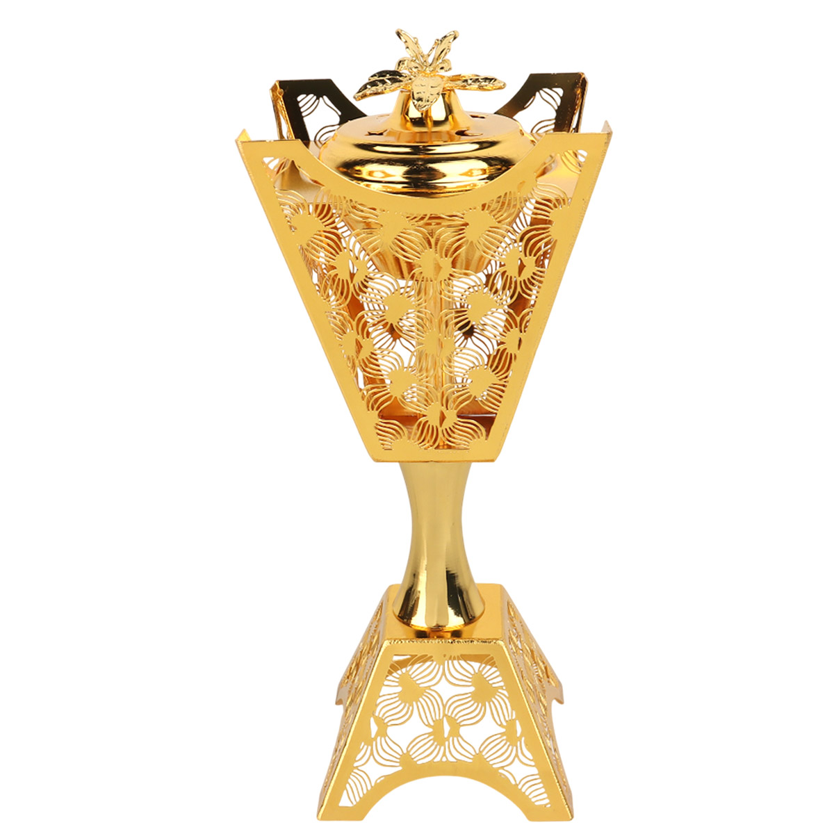 Metal Incense Burner Golden