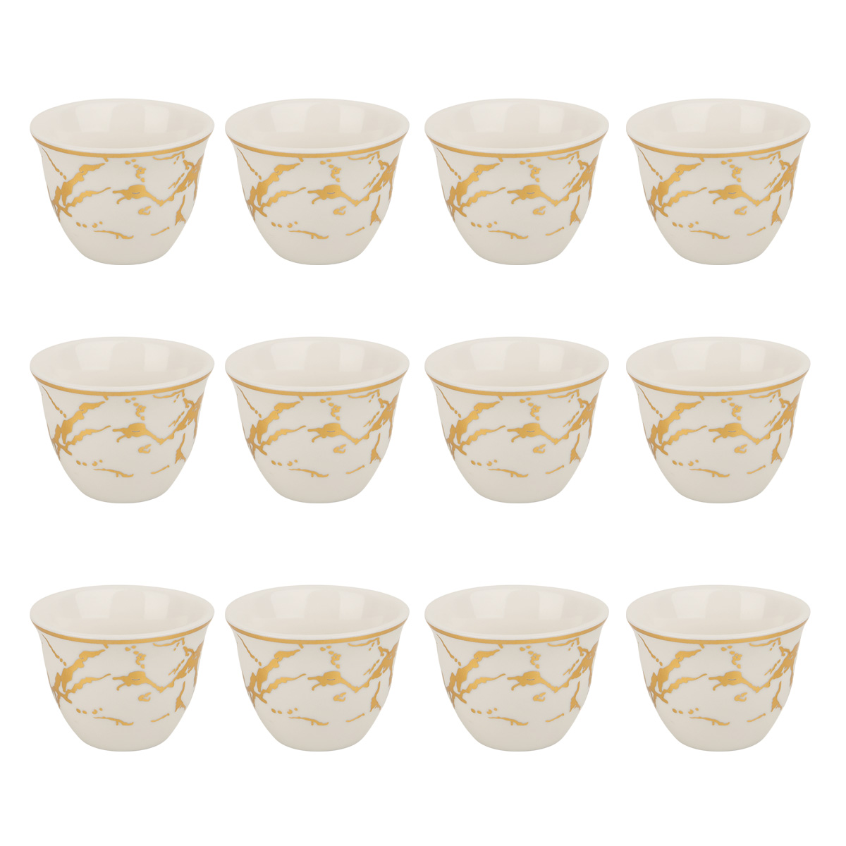 Ceramic Cawa Cup 12 Pieces
