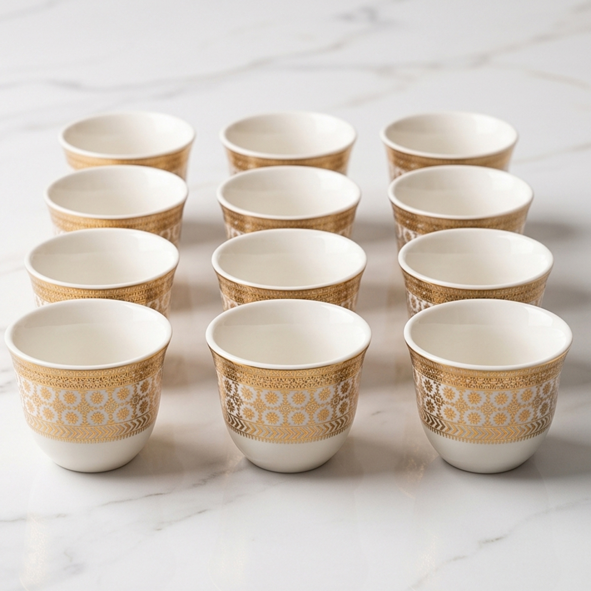 Ceramic Cawa Cups 12 Pieces